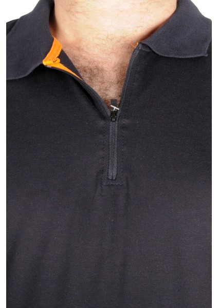 T-Shirt Polo Likralı Fermuarlı Yaka 21029 fırsatları