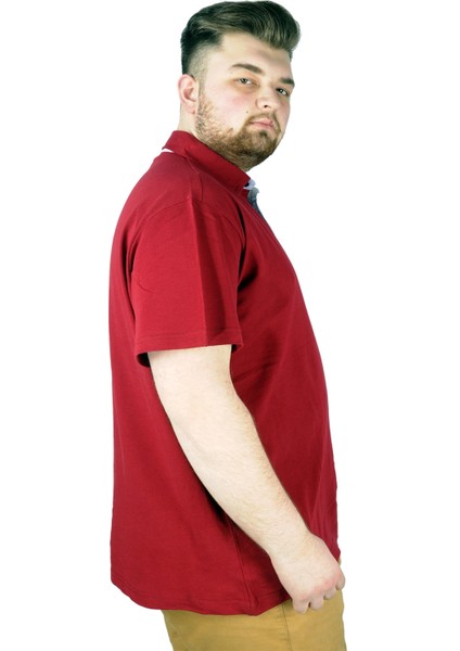 Erkek T Shirt Polo Florida 22303 Bordo