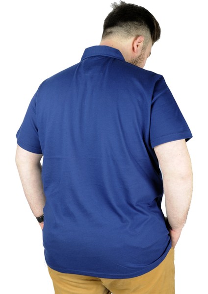 Erkek Polo T Shirt Explore The World 22313 Indigo