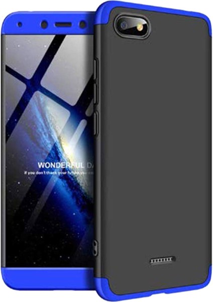 Xiaomi Redmi 6A Gkk Kılıf 360 Derece Tam Koruma