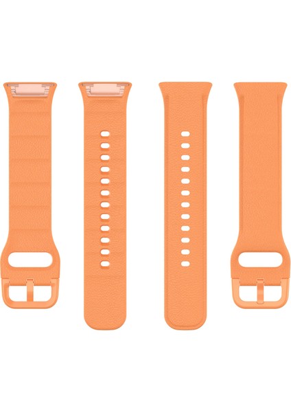 Oppo Watch Free Kordon Kayış Yumuşak Silikon Akıllı Bileklik Spor Kordon Turuncu fiyatları