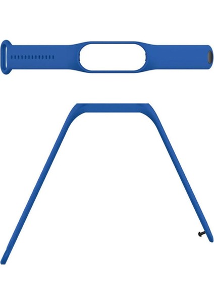 Xiaomi Mi Band 3 Uyumlu Kordon Kayış Yumuşak Silikon Akıllı Bileklik Spor Kordon Mavi fiyatları