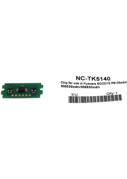 Kyocera TK-5140/1T02NR0NL0 Siyah Toner Chip