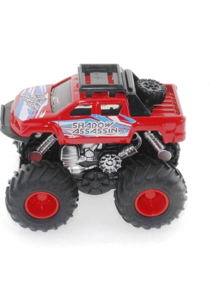 Die Cast Çek Bırak Off Road Jeep - Kırmızı