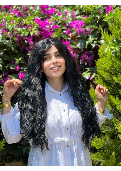 Luxury Perçemli Siyah Seri