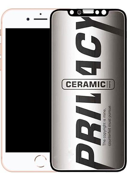 Apple iPhone 7 Plus Hayalet Ekran Koruyucu Mat Seramik Hayalet Gizli Apple iPhone 7 Plus-Beyaz fiyatları