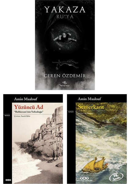 Yakaza Ru'ya - Semerkant - Yüzüncü Ad Baldassare'nin Yolculuğu 3 Kitap Set