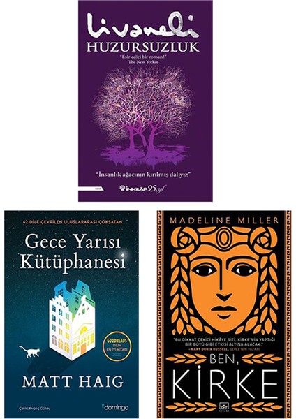 Huzursuzluk - Gece Yarısı Kütüphanesi - Ben Kirke - 3 Kitap