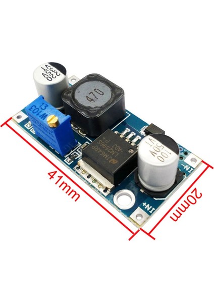 LM2596 Power Modul 3A Voltaj Düşürücü Güç Modülü (4-35V Giriş - 1-30V Çıkış)