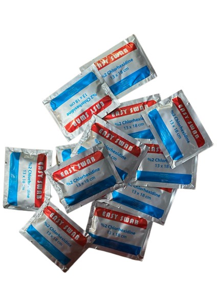 Alkollü Mendil 13 X 18 cm Chlorhexidine Mendil Cilt Temizleme Mendili 100'lü fırsatları