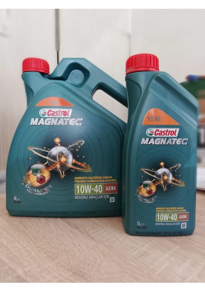 Magnatec A3/B4 10W-40 4 Litre + 1 Litre Motor Yağı ( Üretim Yılı: 2022 )