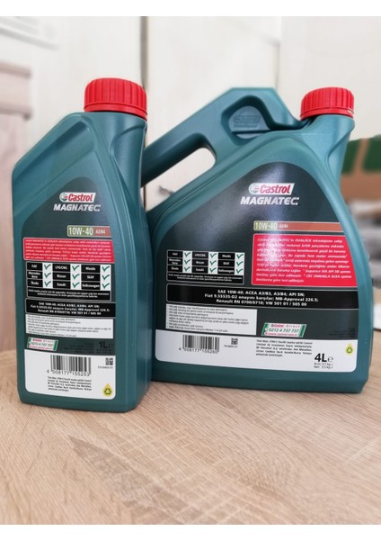 Magnatec A3/B4 10W-40 4 Litre + 1 Litre Motor Yağı ( Üretim Yılı: 2022 )