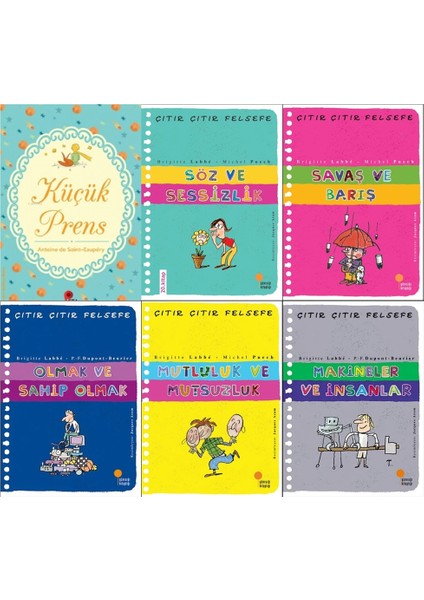 Çıtır Çıtır Felsefe 5 Kitap Set + Küçük Prens