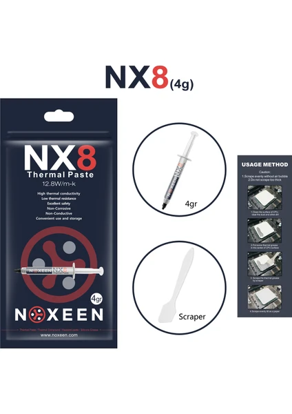 Nx8 Termal Macun 12.8W/M-K 4gr.