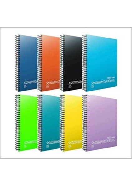 Fresco (6'lı Paket) A4 60 Yaprak 6 Kareli Plastik Kapak Defter
