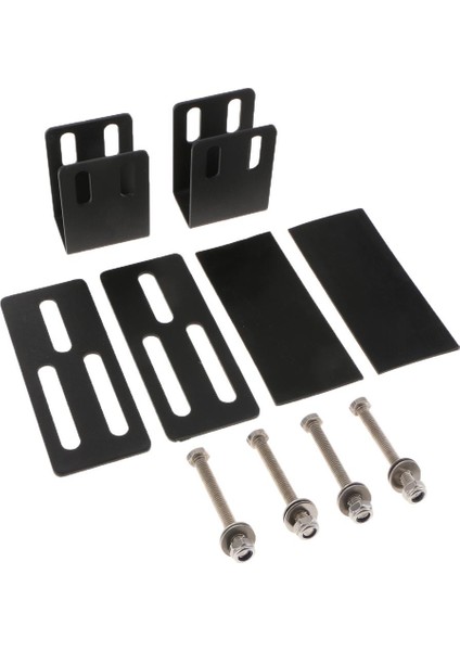 Araba Çatı Rafı Işık Braketi Tutucu Tampon Montaj LED Iş Işık Bar Için