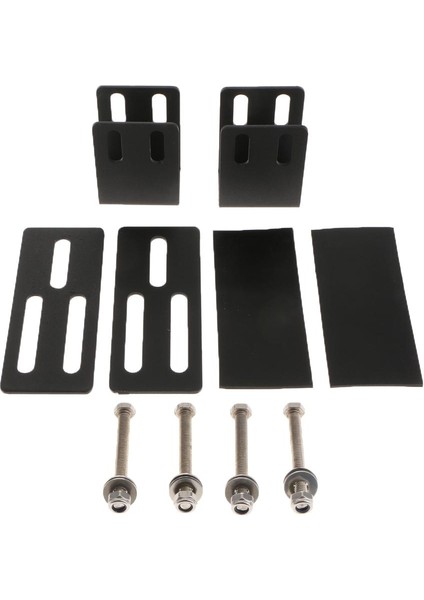 Araba Çatı Rafı Işık Braketi Tutucu Tampon Montaj LED Iş Işık Bar Için indirimleri