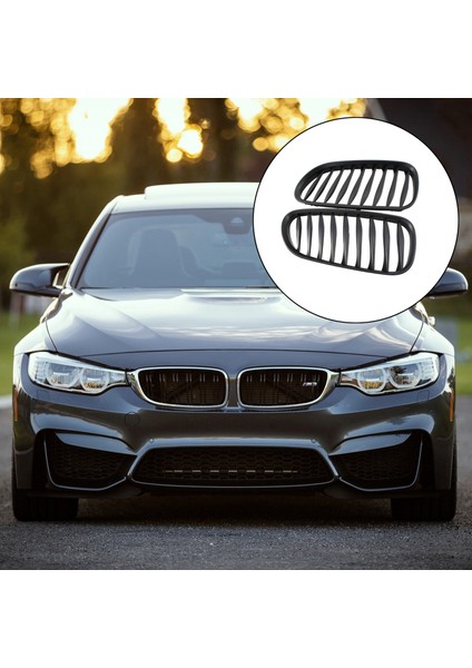 2x Ön Böbrek Izgara Çerçeve Emme Grill Bmw Z4 E85 E86 2003-2008 Için Uyar