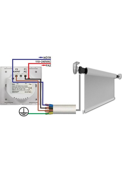 Akıllı Wi-Fi Perde Anahtarı