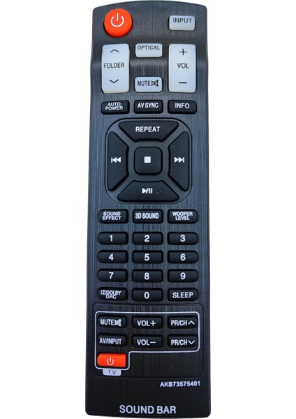 Lg AKB73575401 Ev Sineması Ses Sistemi Kumandası
