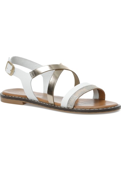 Carsy 2fx Beyaz Kadın Düz Sandalet