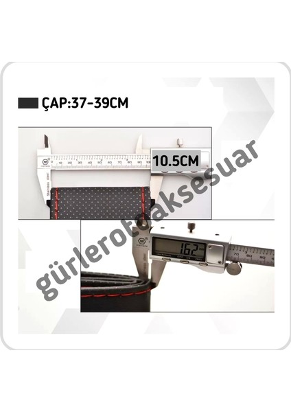 Dacia Duster Dikmeli Direksiyon Kılıfı Soft Siyah(38×10.5cm) fiyatları