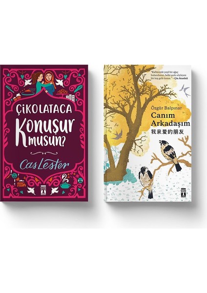 Başka Dilde Arkadaşlıklar Bez Cilt Sert Kapak Şömizli Set (2 Kitap)