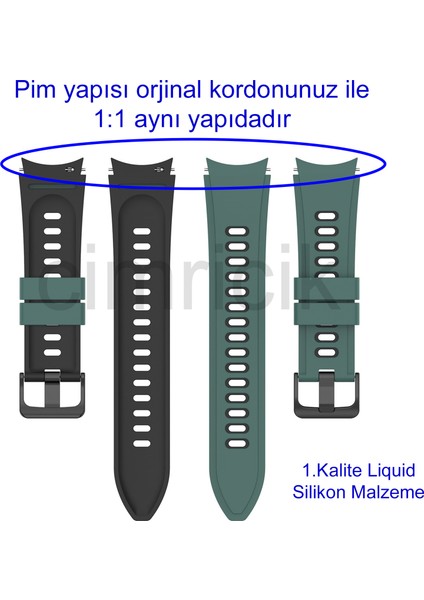 Samsung Galaxy Watch 4 40 42 44 46 mm Uyumlu Kordon Orjinal Pim Tasarımlı Tam Uyumlu Sportive Kordon fiyatları