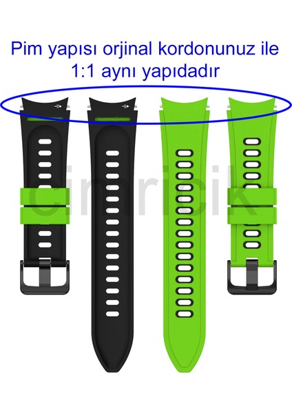 Samsung Galaxy Watch 4 40 42 44 46 mm Uyumlu Kordon Orjinal Pim Tasarımlı Tam Uyumlu Sportive Kordon fiyatları
