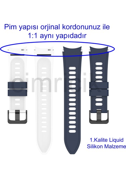 Samsung Galaxy Watch 4 40 42 44 46 mm Uyumlu Kordon Orjinal Pim Tasarımlı Tam Uyumlu Sportive Kordon fiyatları