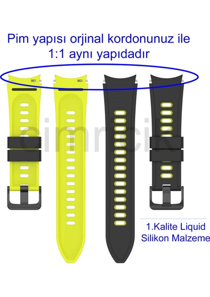 Samsung Galaxy Watch 4 40 42 44 46 mm Uyumlu Kordon Orjinal Pim Tasarımlı Tam Uyumlu Sportive Kordon fiyatları
