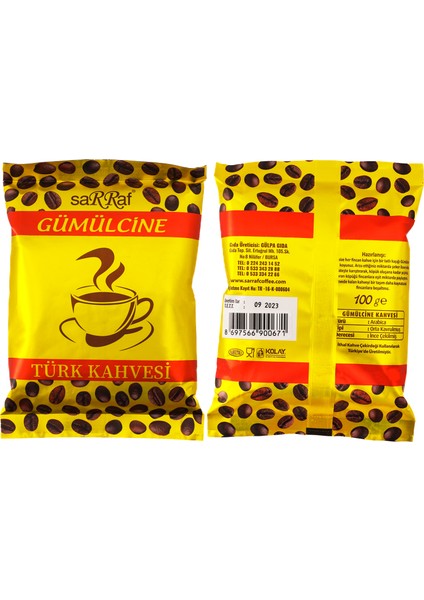 Gümülcine Kahvesi 100Gr 30'lu modelleri