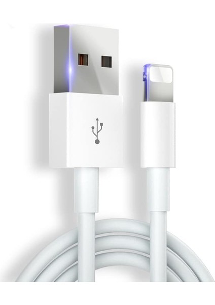 iPhone Se/xs/xs Max/xr/x / 8 Plus / 7/6 Plus Için Lightning Hızlı Şarj Kablosu. 2.4A Hızlı Şarj ve Data&veri Aktarımı.(Ithalatçı Garantili)