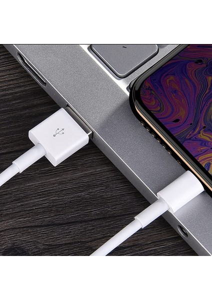 iPhone Se/xs/xs Max/xr/x / 8 Plus / 7/6 Plus Için Lightning Hızlı Şarj Kablosu. 2.4A Hızlı Şarj ve Data&veri Aktarımı.(Ithalatçı Garantili)