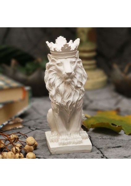 Hopenhome Aslan Heykel Ev,ofismasa Dekor Heykel Şık,kaliteli Büst