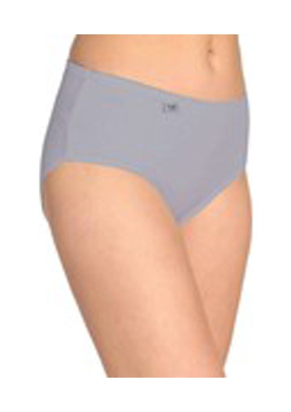 3'lü Tutku Bayan Elastan Külot Gri