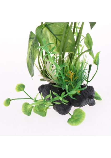 Akvaryum Teraryum Sürüngen Tankı Peyzaj Süslemeleri Için Yapay Bitki 22 cm (Yurt Dışından) modelleri