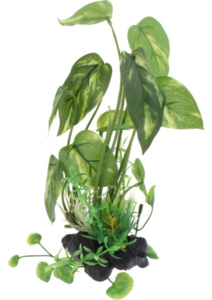Akvaryum Teraryum Sürüngen Tankı Peyzaj Süslemeleri Için Yapay Bitki 22 cm (Yurt Dışından) fırsatları