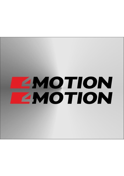 Volkswagen 4 Motion Sticker 2 Adet