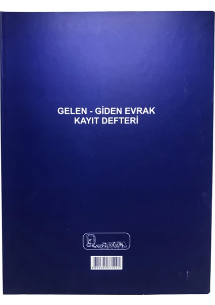 Gelen-Giden Evrak Kayıt Defteri Cilt Kapak