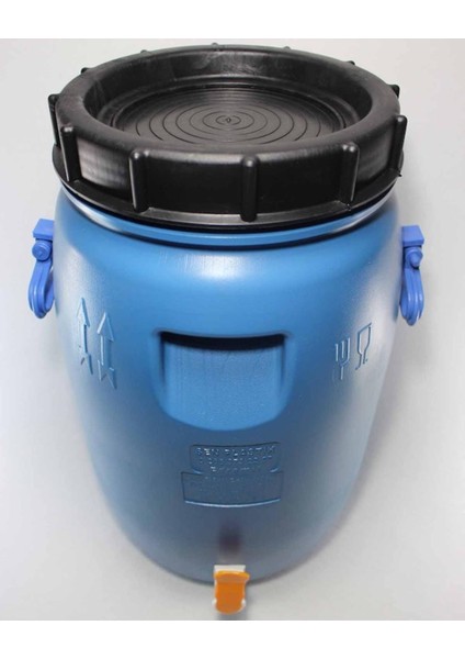 Musluklu 30 Lt Litre Varil Plastik Zeytin Turşu Bidon