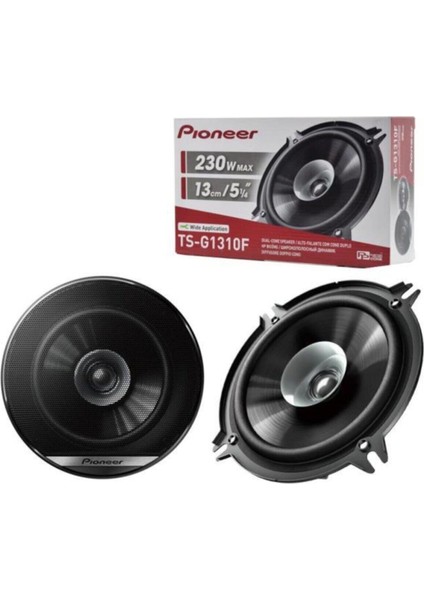 Pioneer oto Hoparlör 13CM 230W Pıoneer 2 Adet TS-G1310F