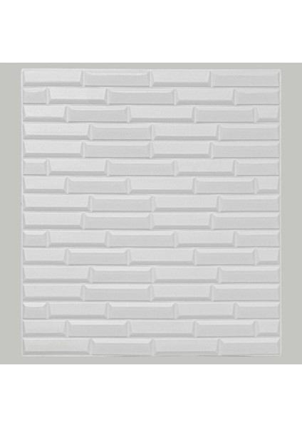 Kendinden Yapışkanlı Beyaz Opak Duvar Paneli Kağıdı 70X38 cm NW55