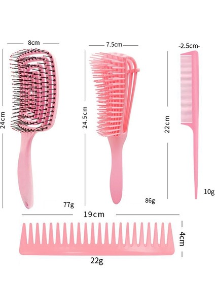 Kuaför Tarak Seti (4 Adet/set Pembe) (Yurt Dışından) fırsatları