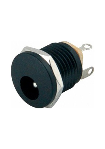2.1mm Yuvarlak Somunlu Dc Şase Erkek Power Jak (10 Adet)