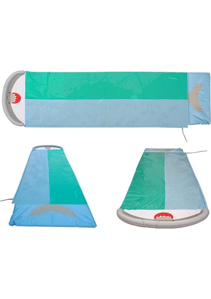 Çift Çocuk Su Kaydırağı Çim Sprey Ped Balina fırsatları