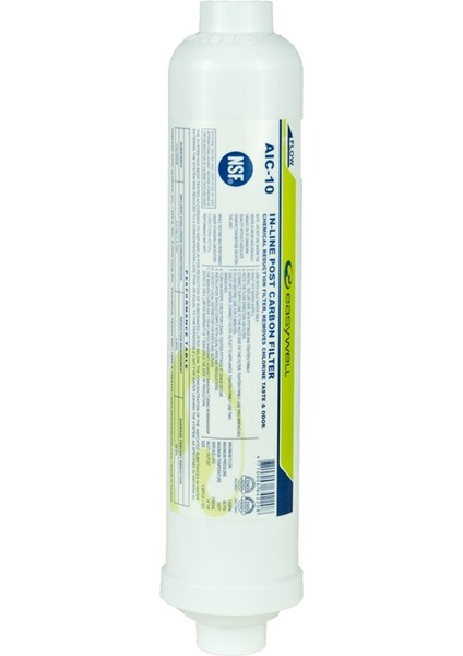 - 10'' Inline Nsf Onaylı Post Karbon Filtre