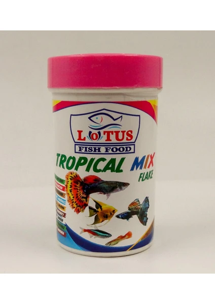 Tropical Mix Flake 100 ml Balık Yemi