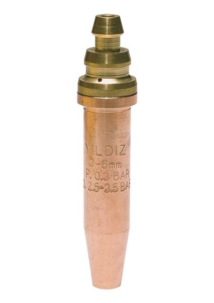 Yıldız Gaz Armatürleri Kesme Lülesi No:6 Propan 190-300 Mm