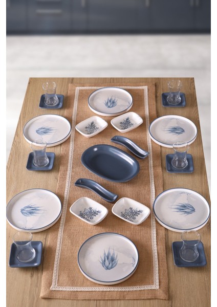 Blue Magic Kaktüs 6 Kişilik 25 Parça Kahvaltı Takımı fiyatları